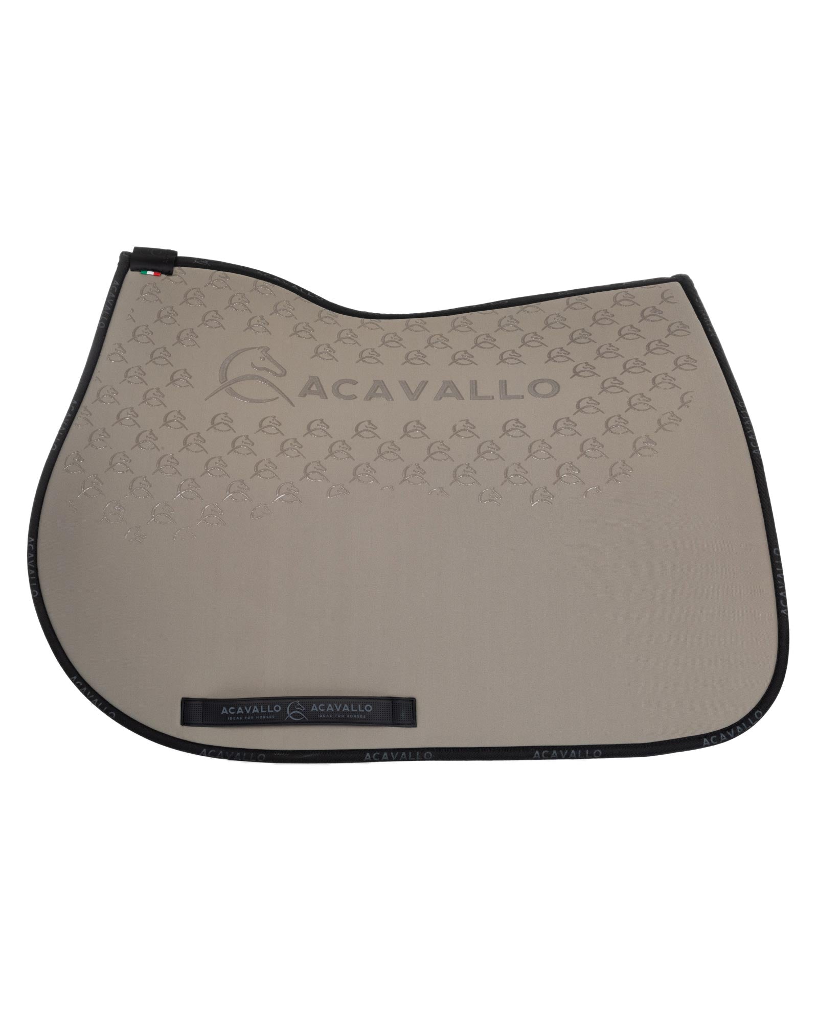 Acavallo Jumping Saddle Pad CW-CS Bamboo Silicone Grip Terra/Black