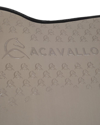 Acavallo Jumping Saddle Pad CW-CS Bamboo Silicone Grip Terra/Black