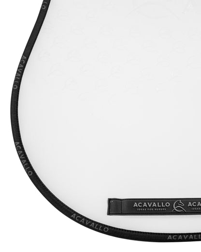 Acavallo Jumping Saddle Pad CW-CS Bamboo Silicone Grip White/Black