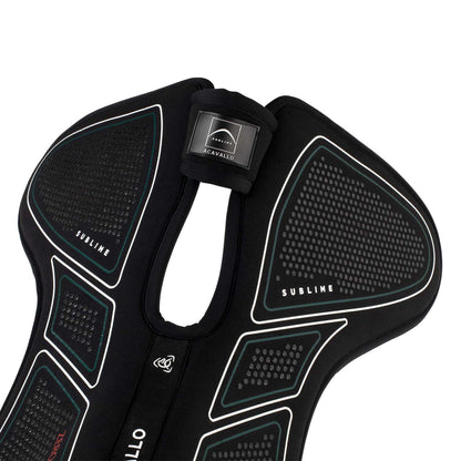 Acavallo Sublime Zero Impact Pad Memory Foam Wither Free Front Riser Black