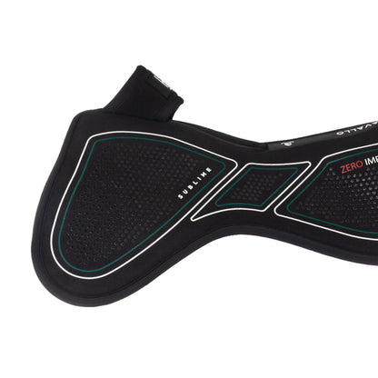 Acavallo Sublime Zero Impact Pad Memory Foam Wither Free Front Riser Black