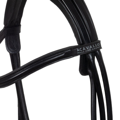 Acavallo Fornarina Bridle Laminated Calfskin Black