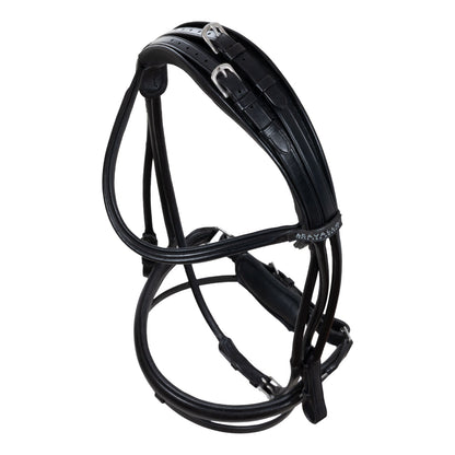 Acavallo Fornarina Bridle Laminated Calfskin Black