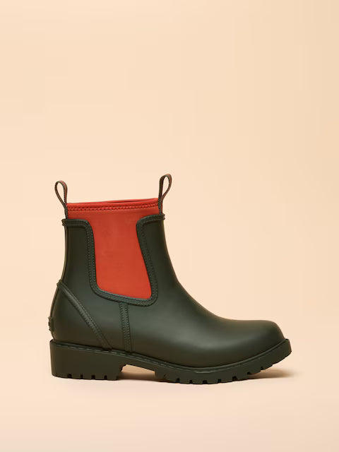 JoulesOakfield Green Short Neoprene Lined Wellies
