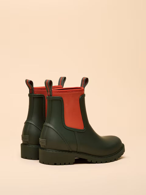 JoulesOakfield Green Short Neoprene Lined Wellies