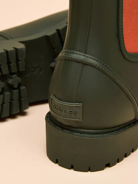 JoulesOakfield Green Short Neoprene Lined Wellies