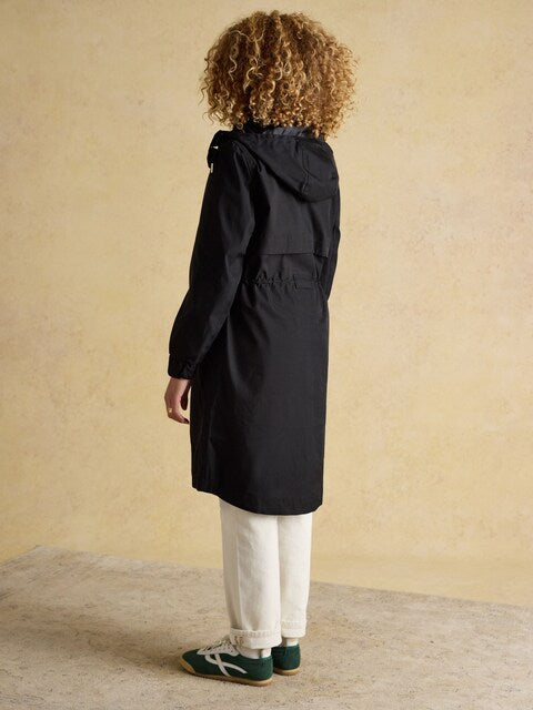 Joules Black Waterproof Coat with Hood | Equiflair Saddlery