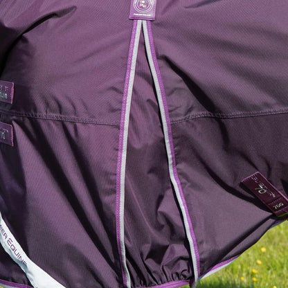Premier Equine Buster 70g Turnout Rug with Classic Neck Cover Purple