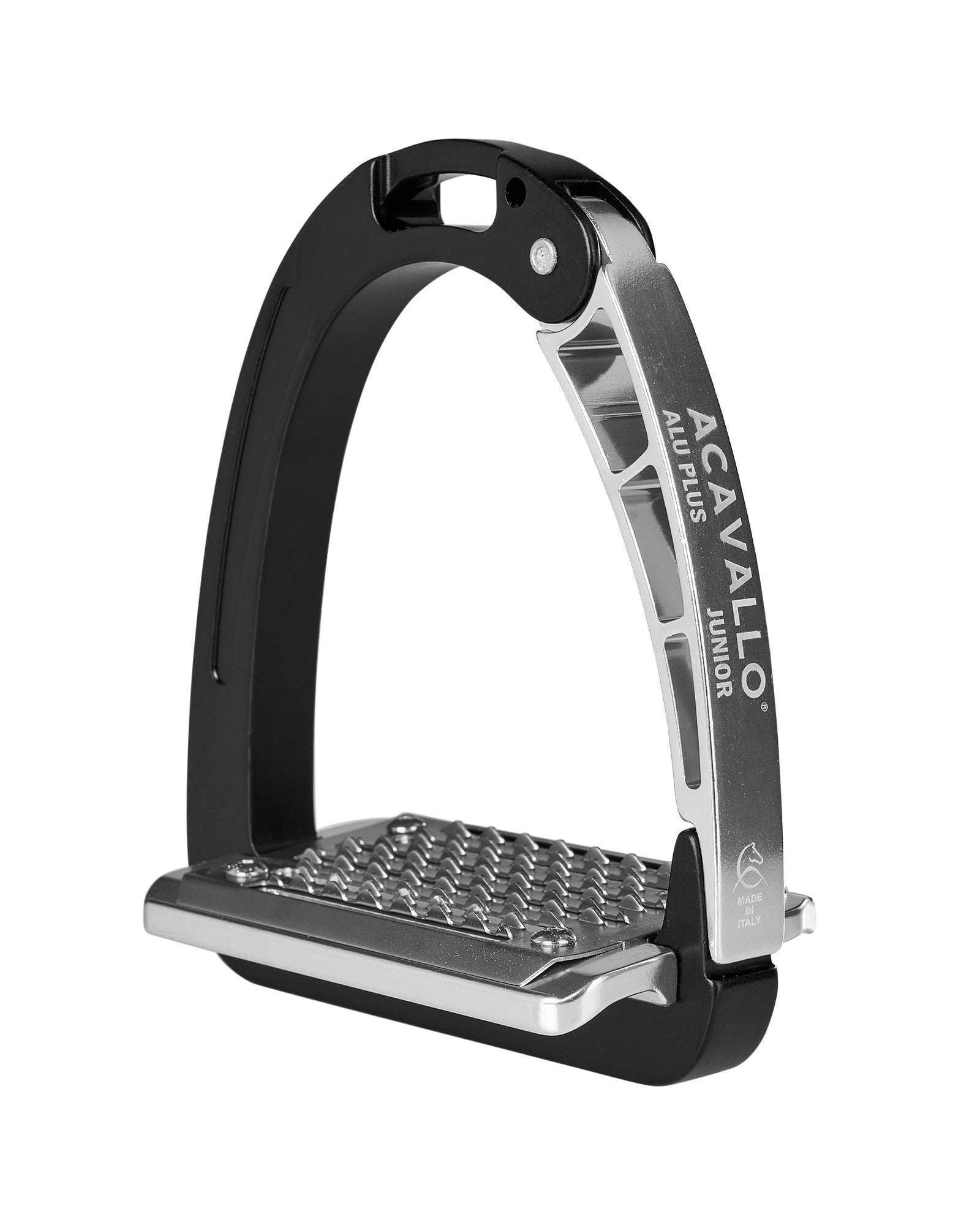Acavallo Arena Aluplus Junior Stirrups Black