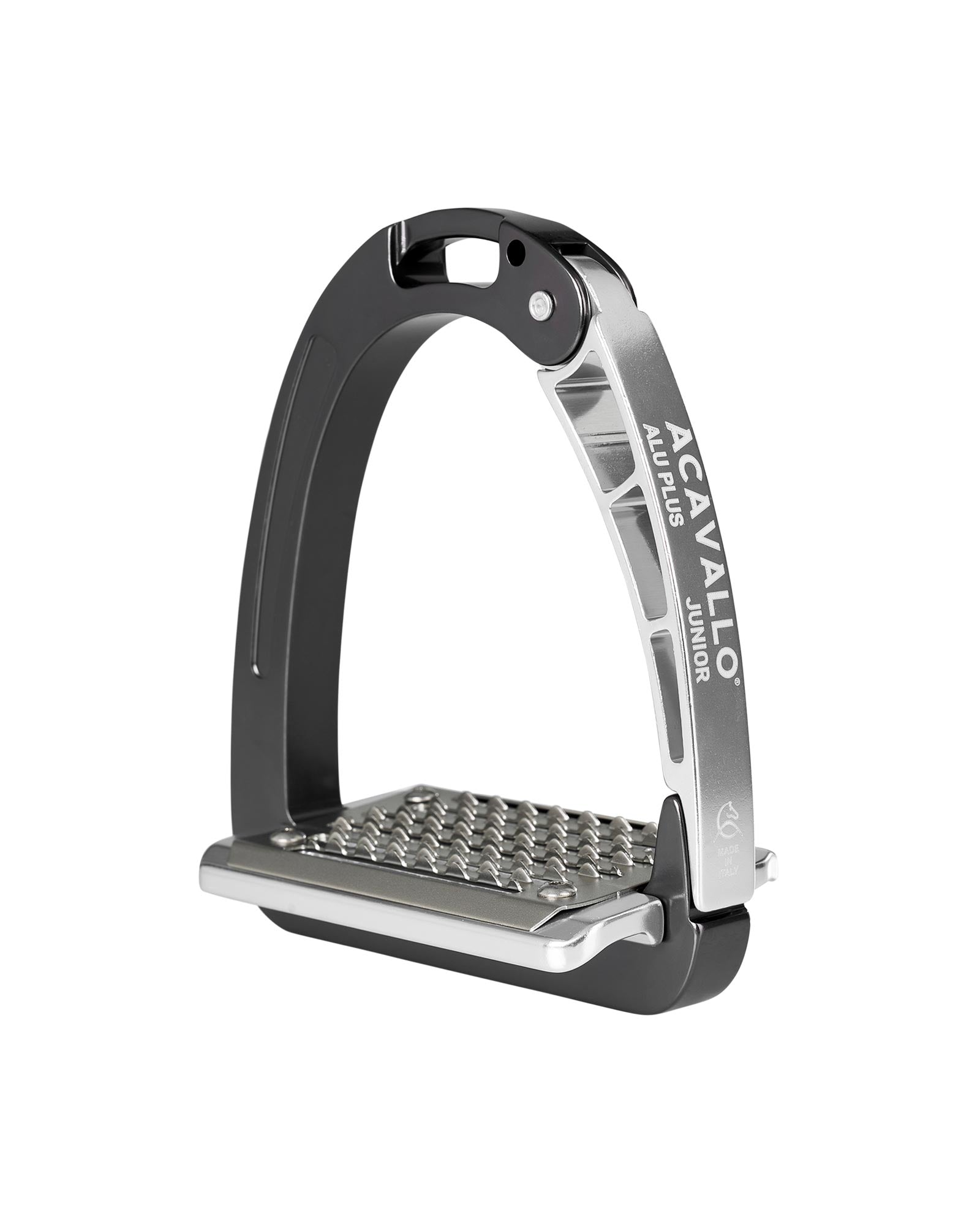 Acavallo Arena Aluplus Junior Stirrups Charcoal