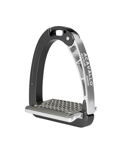 Acavallo Arena Aluplus Junior Stirrups Charcoal
