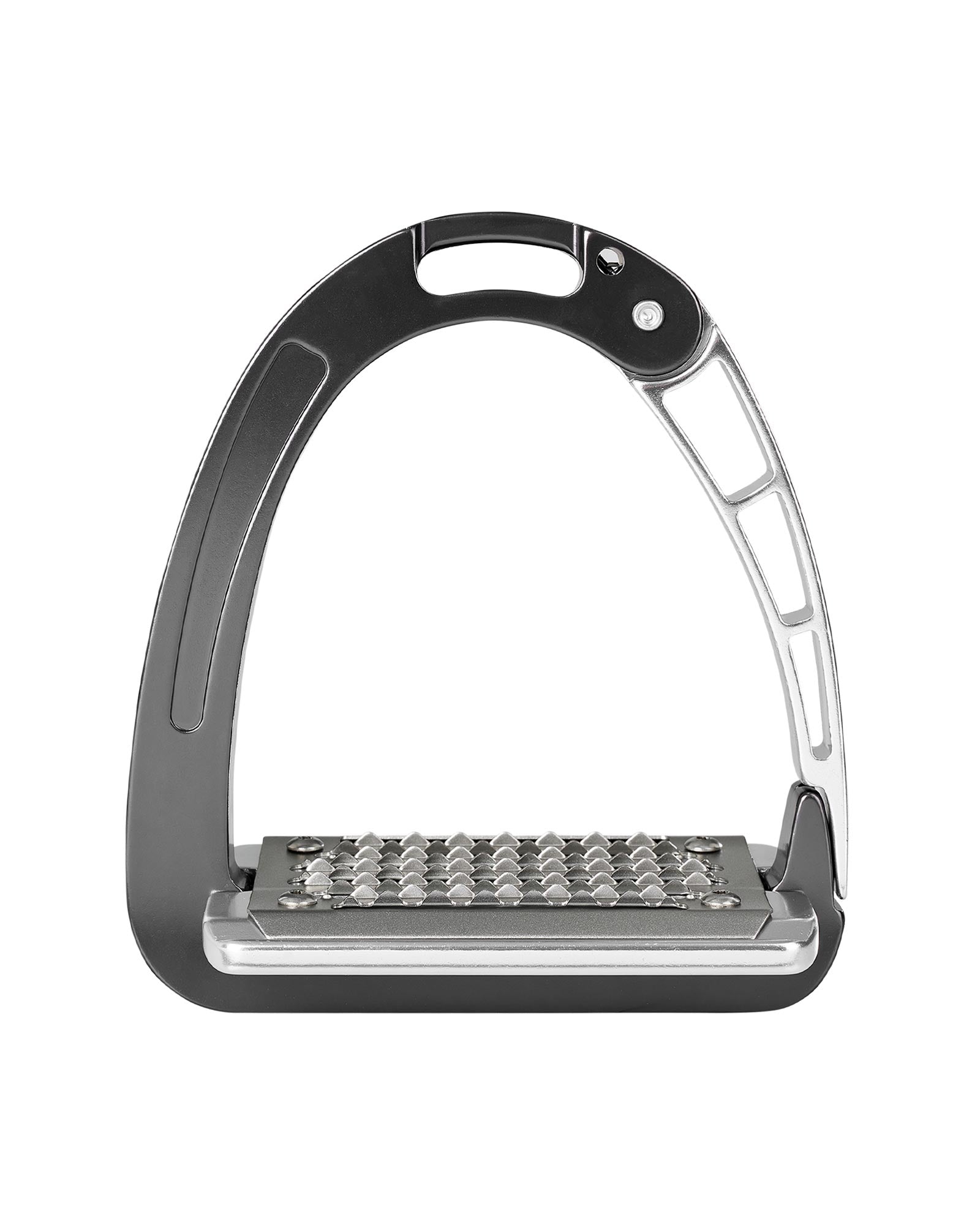Acavallo Arena Aluplus Junior Stirrups Charcoal