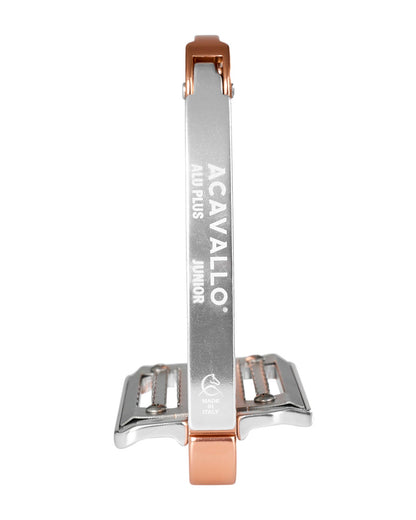 Acavallo Arena Aluplus Junior Stirrups Rose Gold