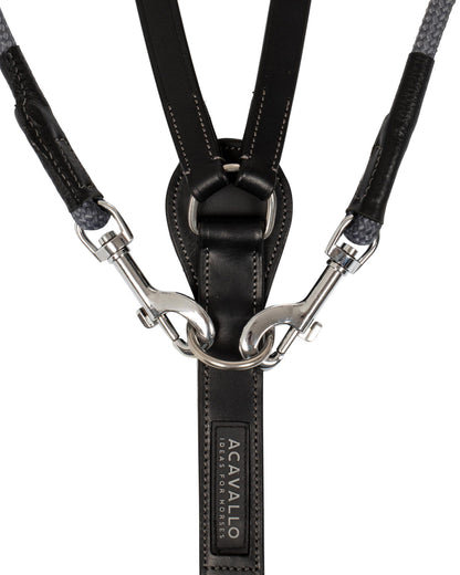 Acavallo Chambon Italian Calfskin & Nylon Black