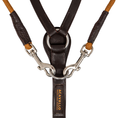 Acavallo Chambon Italian Calfskin & Nylon Dark Brown