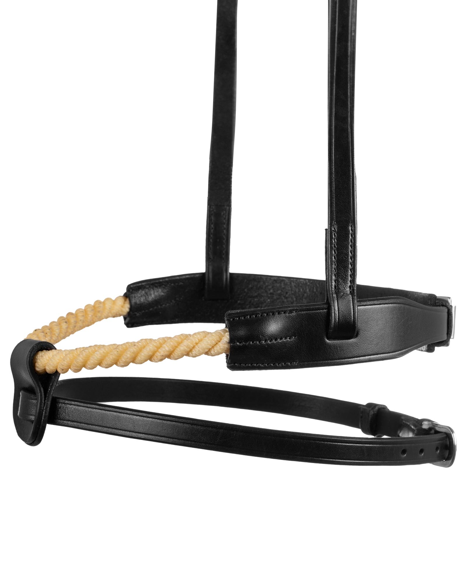 Acavallo Rope Flash Noseband Black