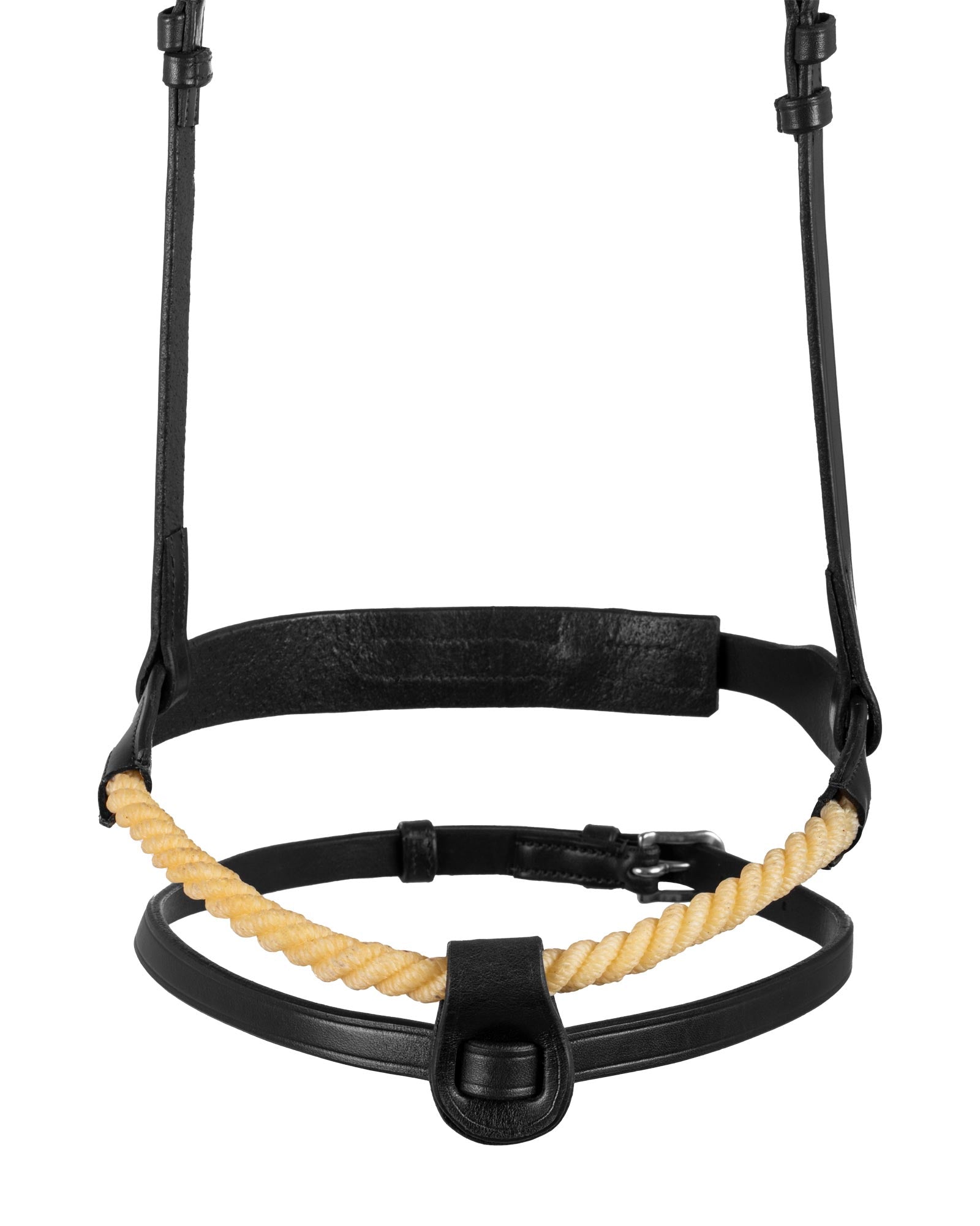 Acavallo Rope Flash Noseband Black