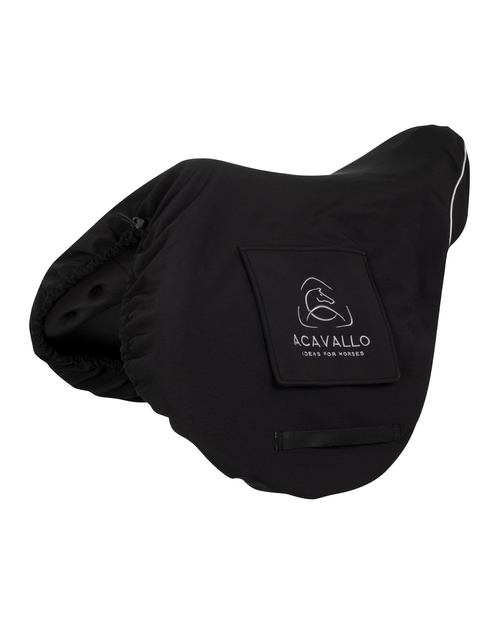 Acavallo Saddle Cover Fleece Lining Black