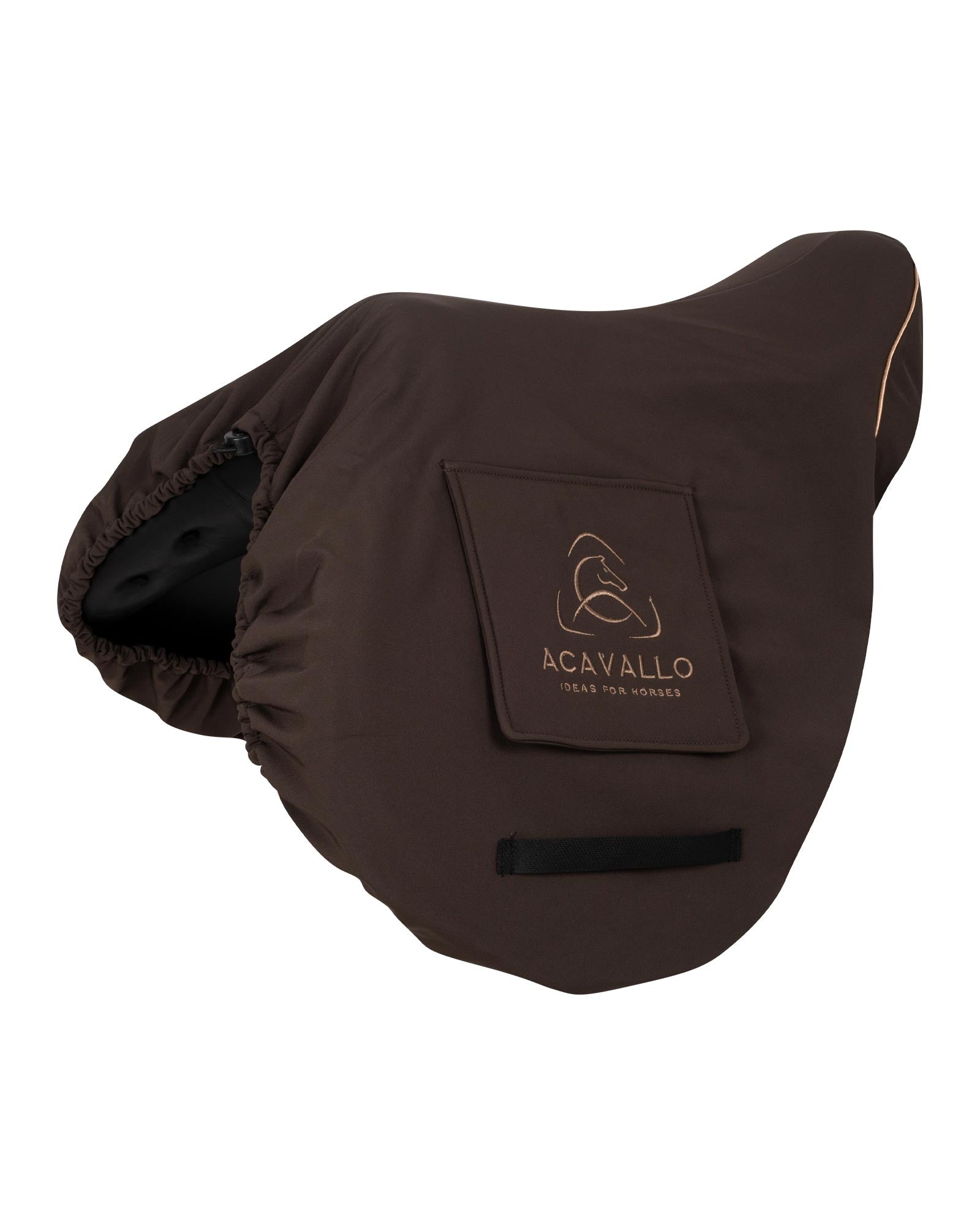 Acavallo Saddle Cover Fleece Lining Brown