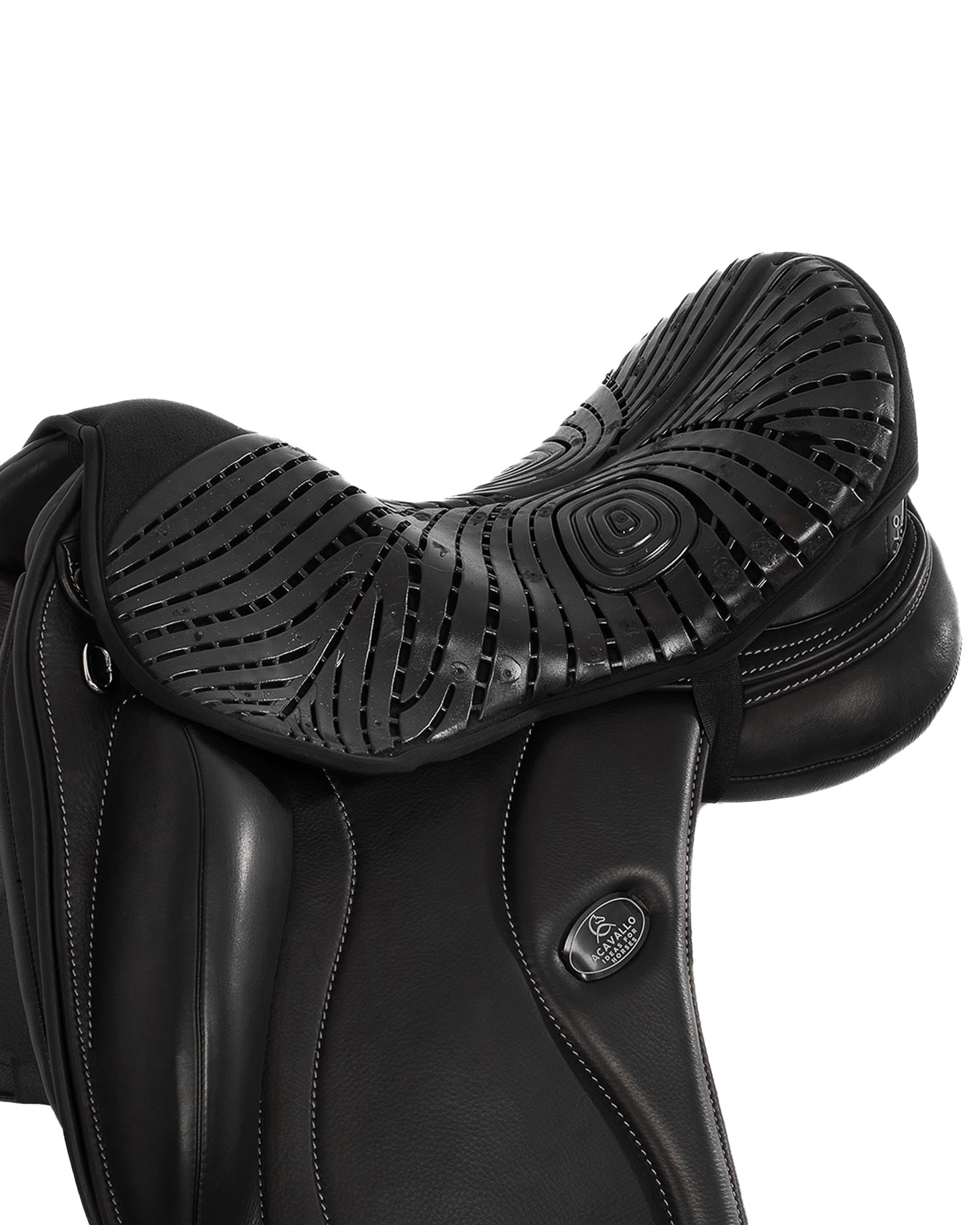 Acavallo Standard Seat Saver Dressage Air Plus Gel-Out Dri-Lex 10mm Black