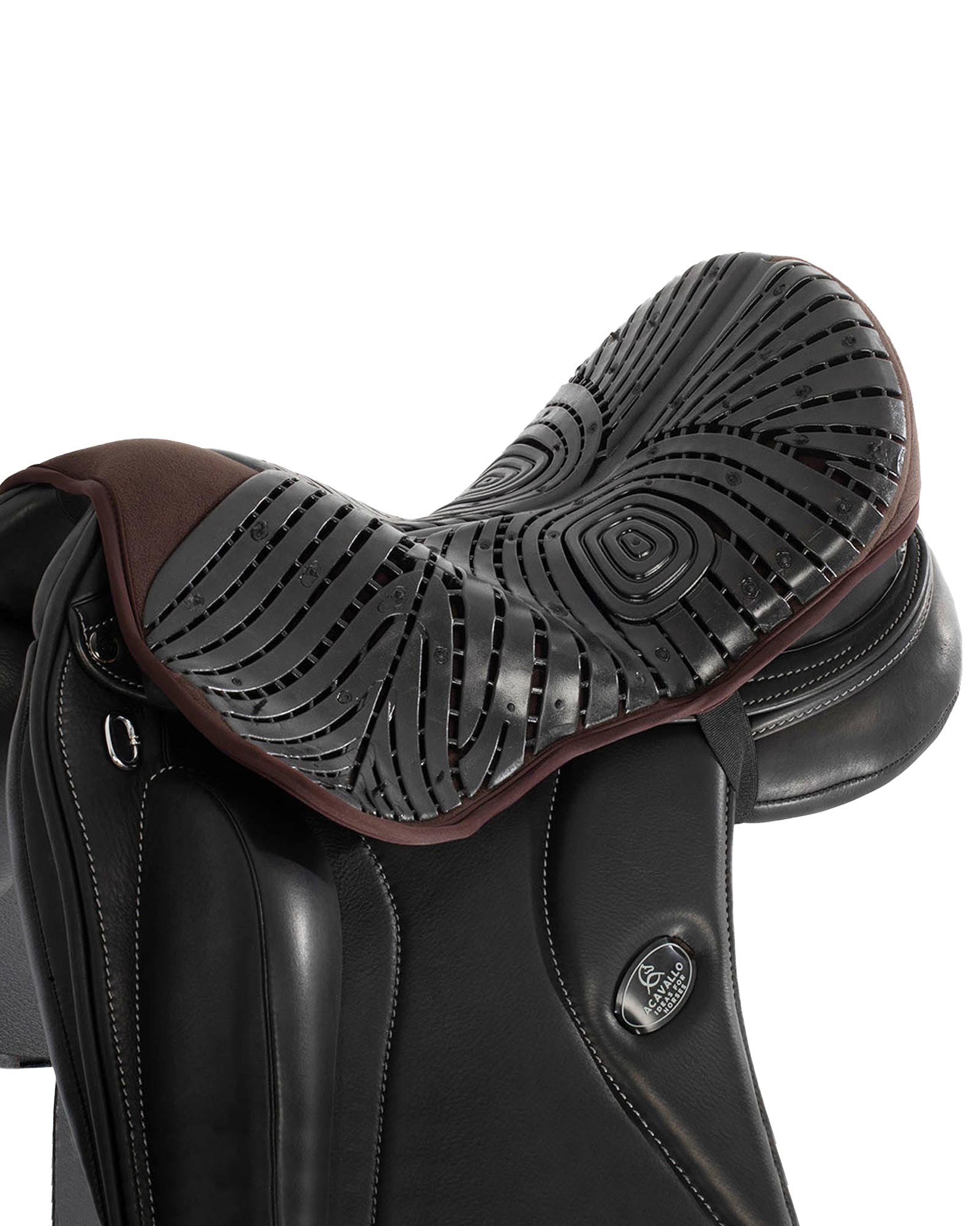 Acavallo Standard Seat Saver Dressage Air Plus Gel-Out Dri-Lex 10mm Brown