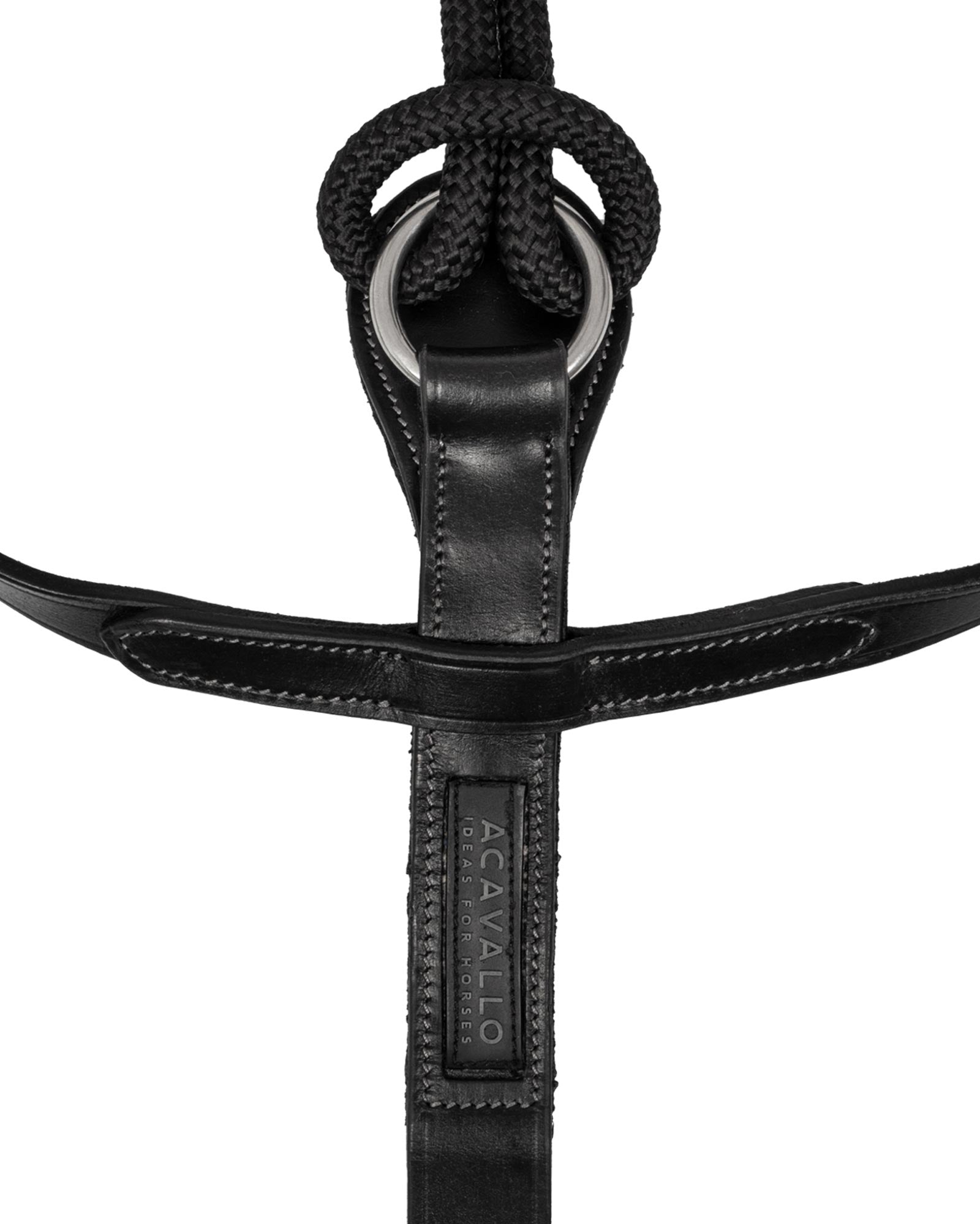 Acavallo Thiedemann Reins Tubular Nylon Black