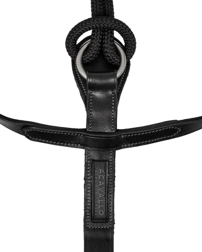 Acavallo Thiedemann Reins Tubular Nylon Black