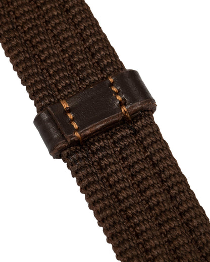 Acavallo Thiedemann Reins Tubular Nylon Dark Brown