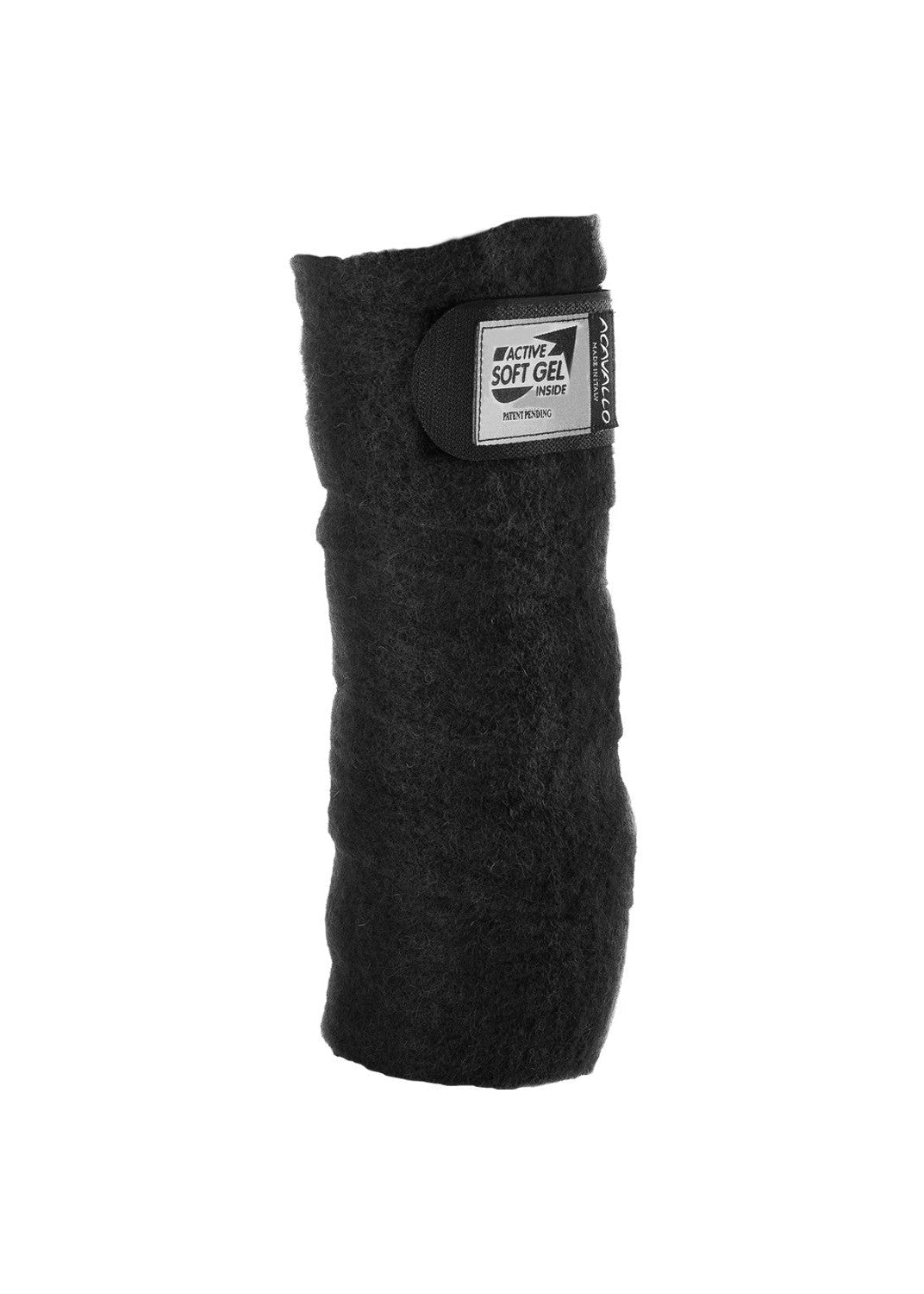 Acavallo Virgin Wool Bandages Classic Gel Black