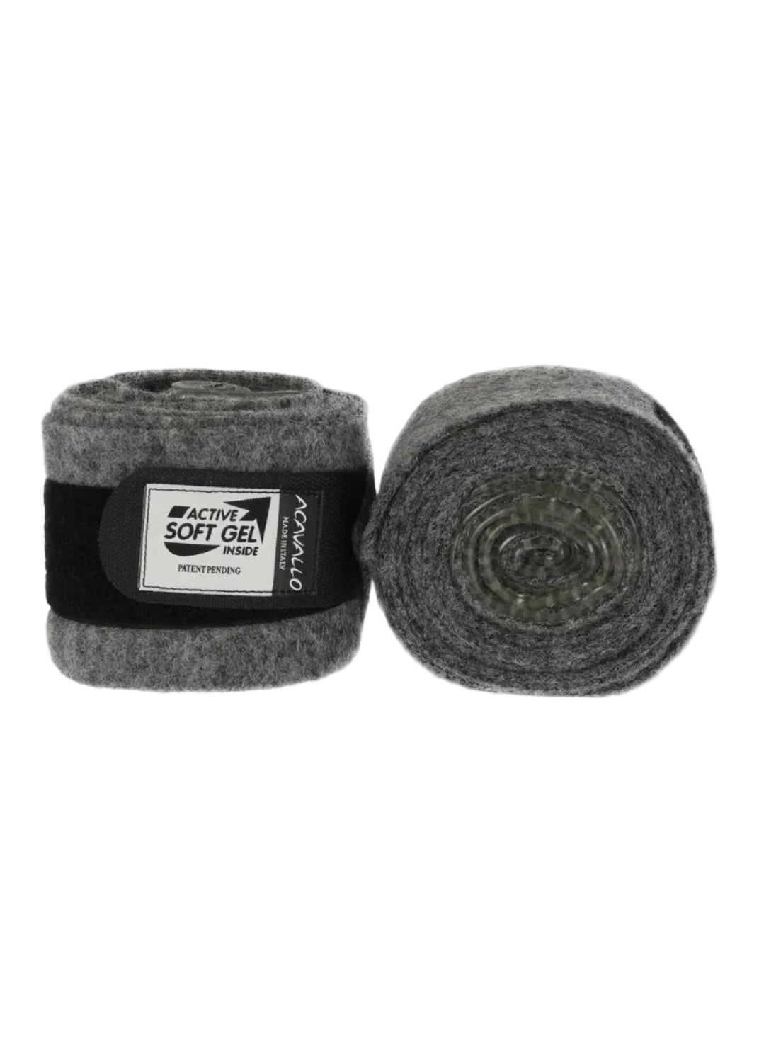 Acavallo Virgin Wool Bandages Classic Gel Grey