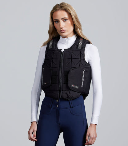 Premier Equine Action Flex Body Protector Black | BETA Level 3 Certified Equestrian Safety Vest