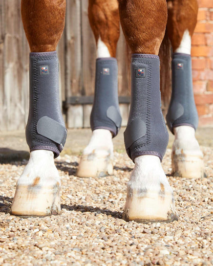 Premier Equine Air-Tech Sports Medicine Boots - Grey - Horse Leg Protection | Equiflair