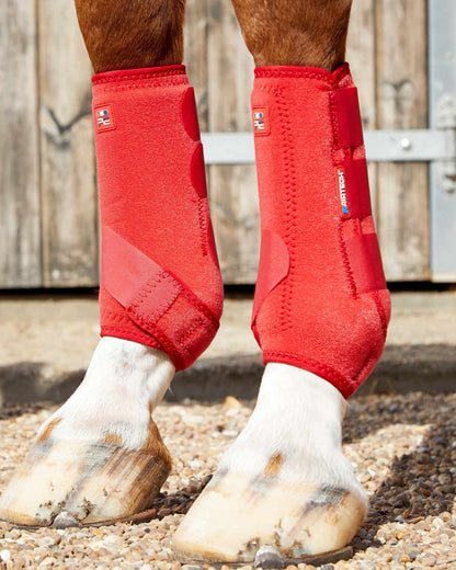 Red Premier Equine Air-Tech Sports Medicine Horse Boots - Equestrian Leg Protection