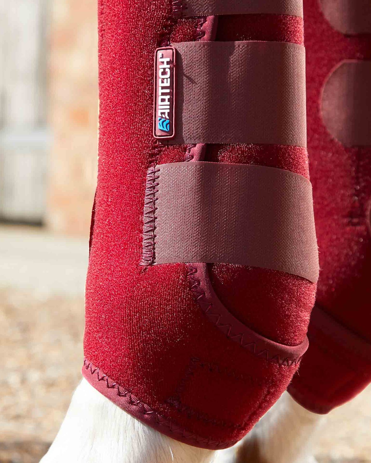 Red PREMIER EQUINE Air-Tech Horse Leg Boots: Breathable Sports Medicine Protection for Equine Tendon Support | Equiflair