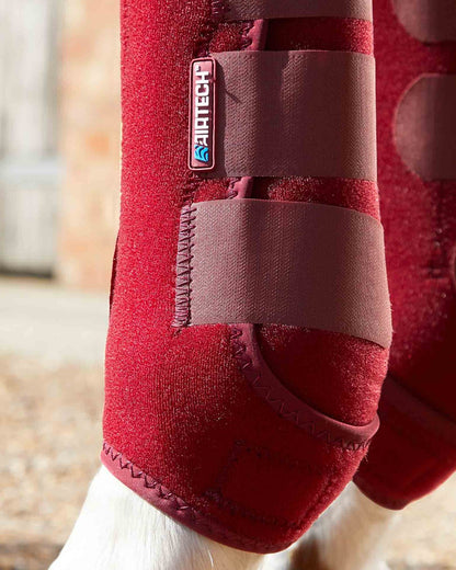 Red PREMIER EQUINE Air-Tech Horse Leg Boots: Breathable Sports Medicine Protection for Equine Tendon Support | Equiflair