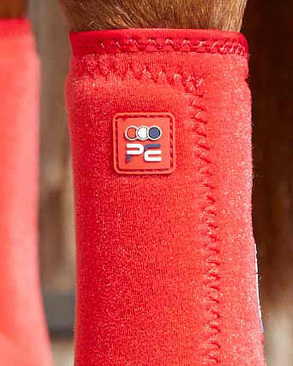 PREMIER EQUINE AIR-TECH SPORTS MEDICINE BOOTS RED | Equiflair | Horse Leg Support, Tendon Protection