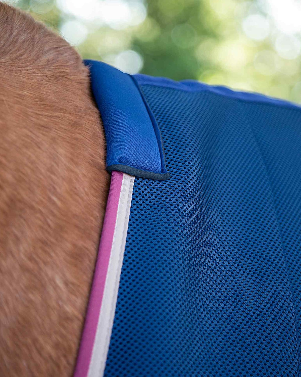 Premier Equine Airflow Cooler Rug in Navy Blue: Breathable Horse Cooler