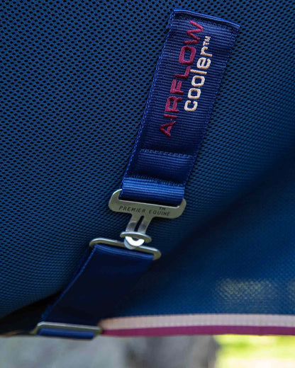 Premier Equine Airflow Cooler Rug: Breathable mesh horse cooler for temperature regulation. Equiflair.