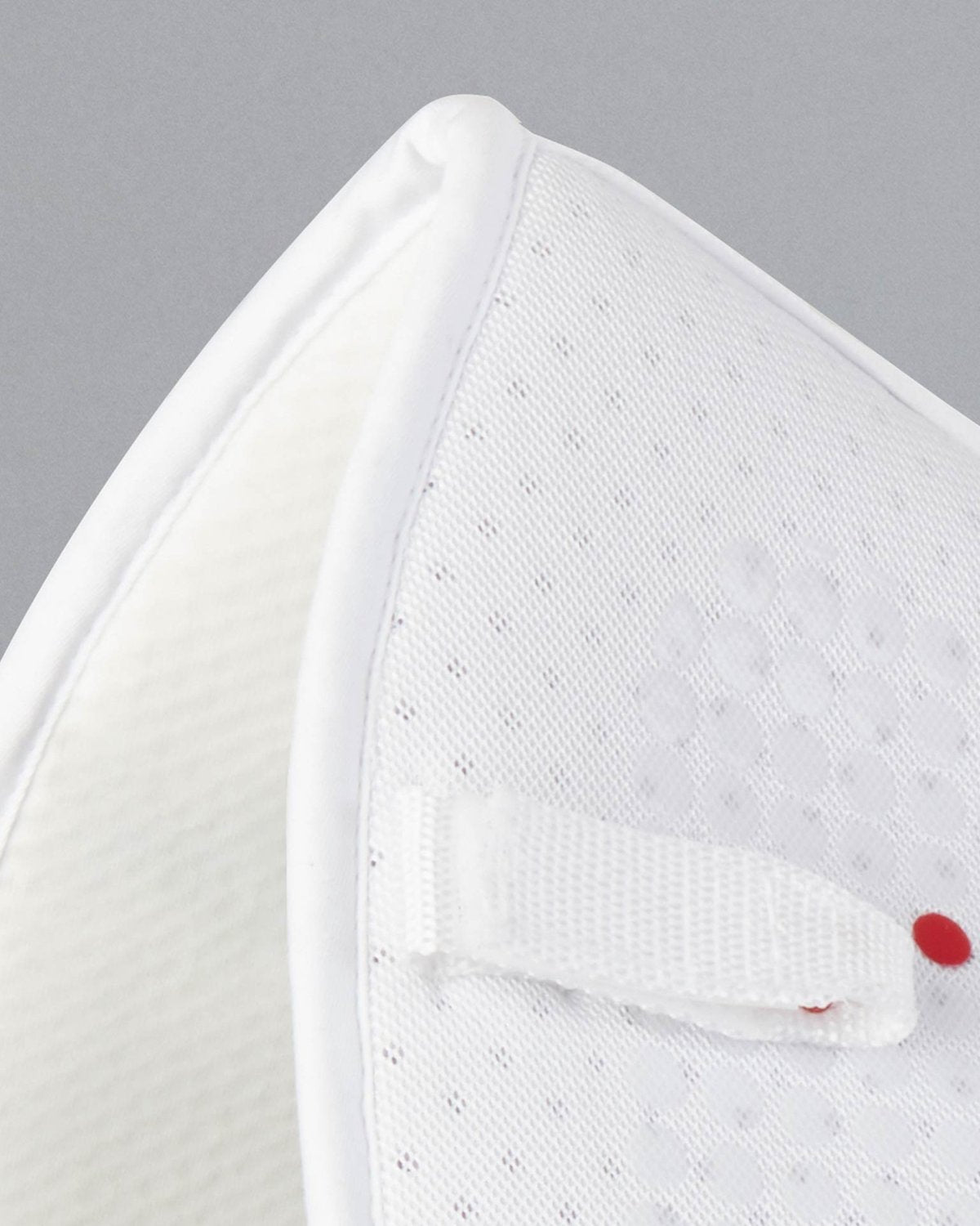 PREMIER EQUINE White Airtechnology Anti-Slip Dressage Saddle Pad Square Close Up