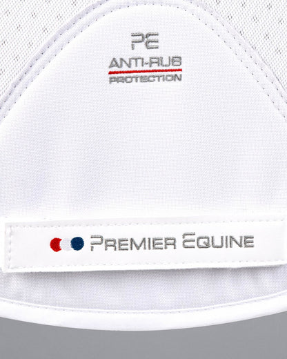 Premier Equine Dressage Saddle Pad - Anti-Slip Air Technology White | Equiflair