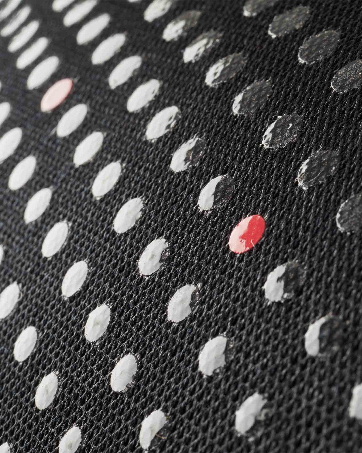 PREMIER EQUINE Dressage Square: Black Anti-Slip AirTechnology Saddle Pad - Close Up View