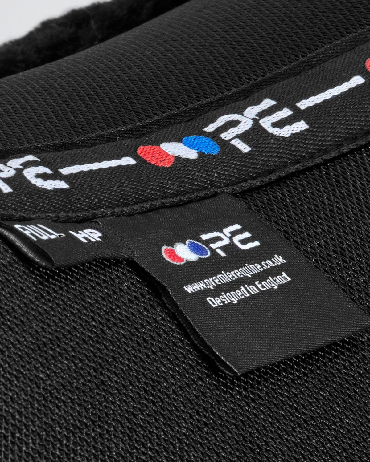 Premier Equine Airtechnology Shockproof Wool Saddle Pad - Half Pad Grey/Black Wool