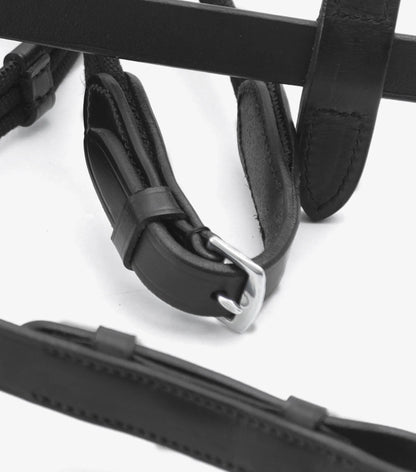 Premier Equine Altare Web Reins Black
