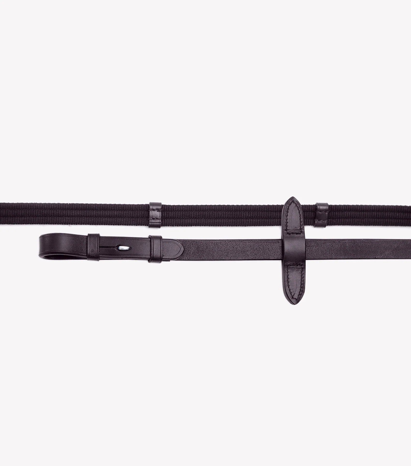 Premier Equine Altare Web Reins Brown
