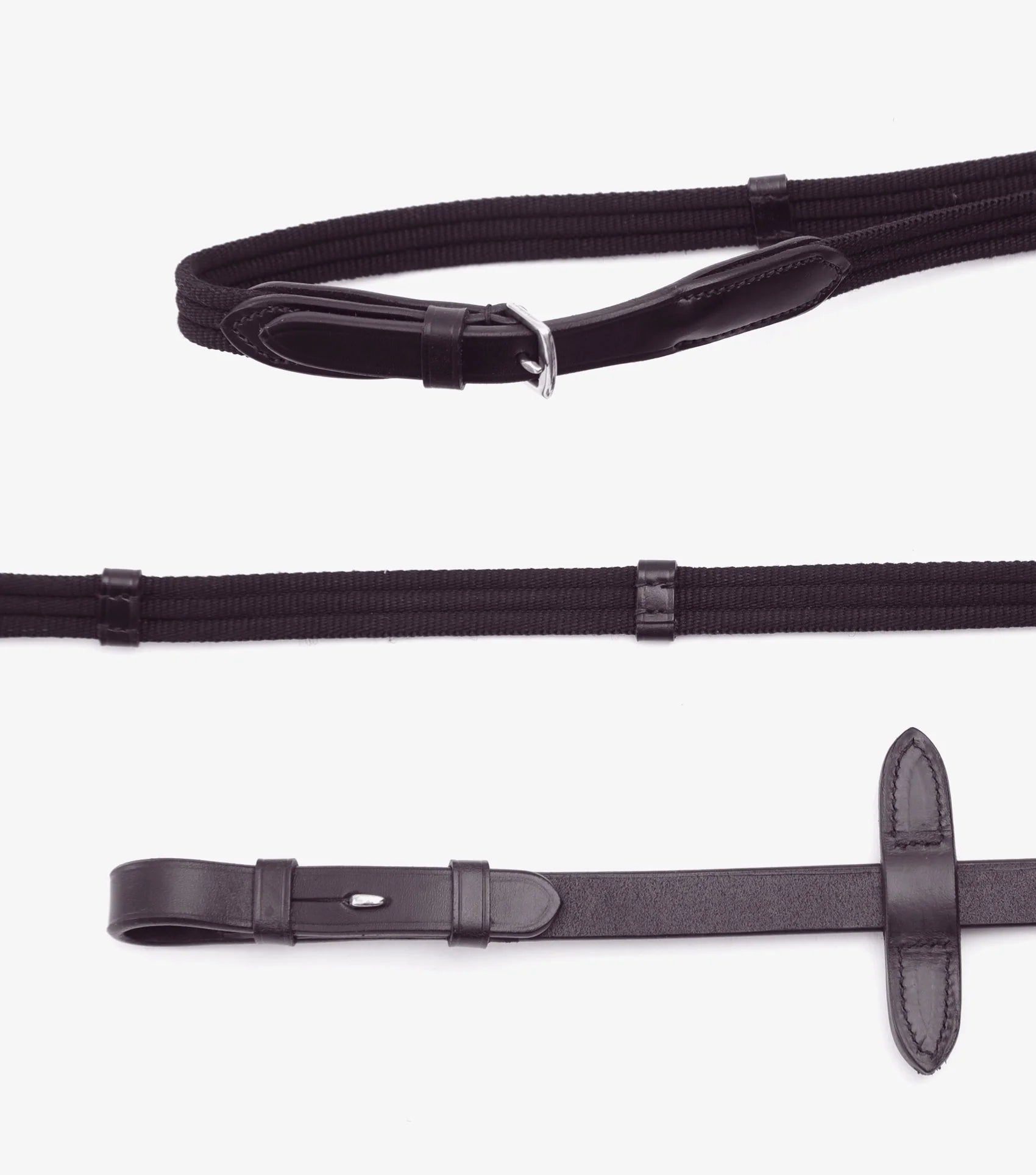 Premier Equine Altare Web Reins Brown