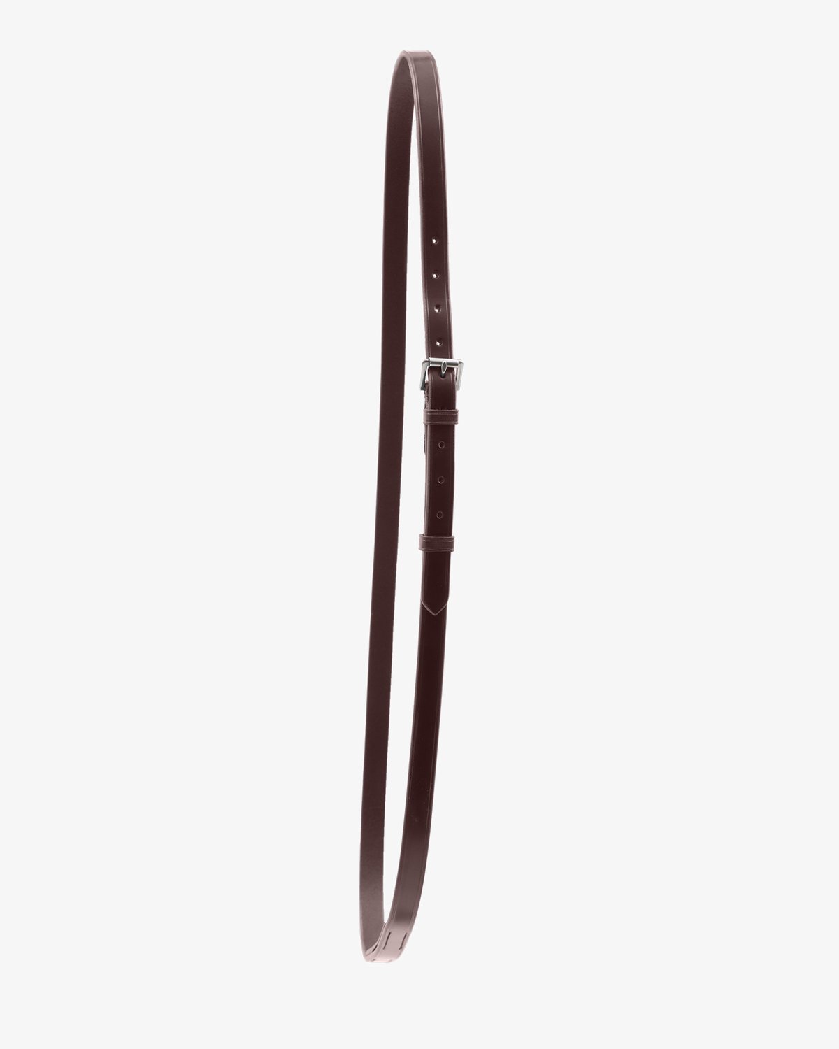 Premier Equine Altino Brown Leather Horse Neck Strap - Riding Safety Accessory