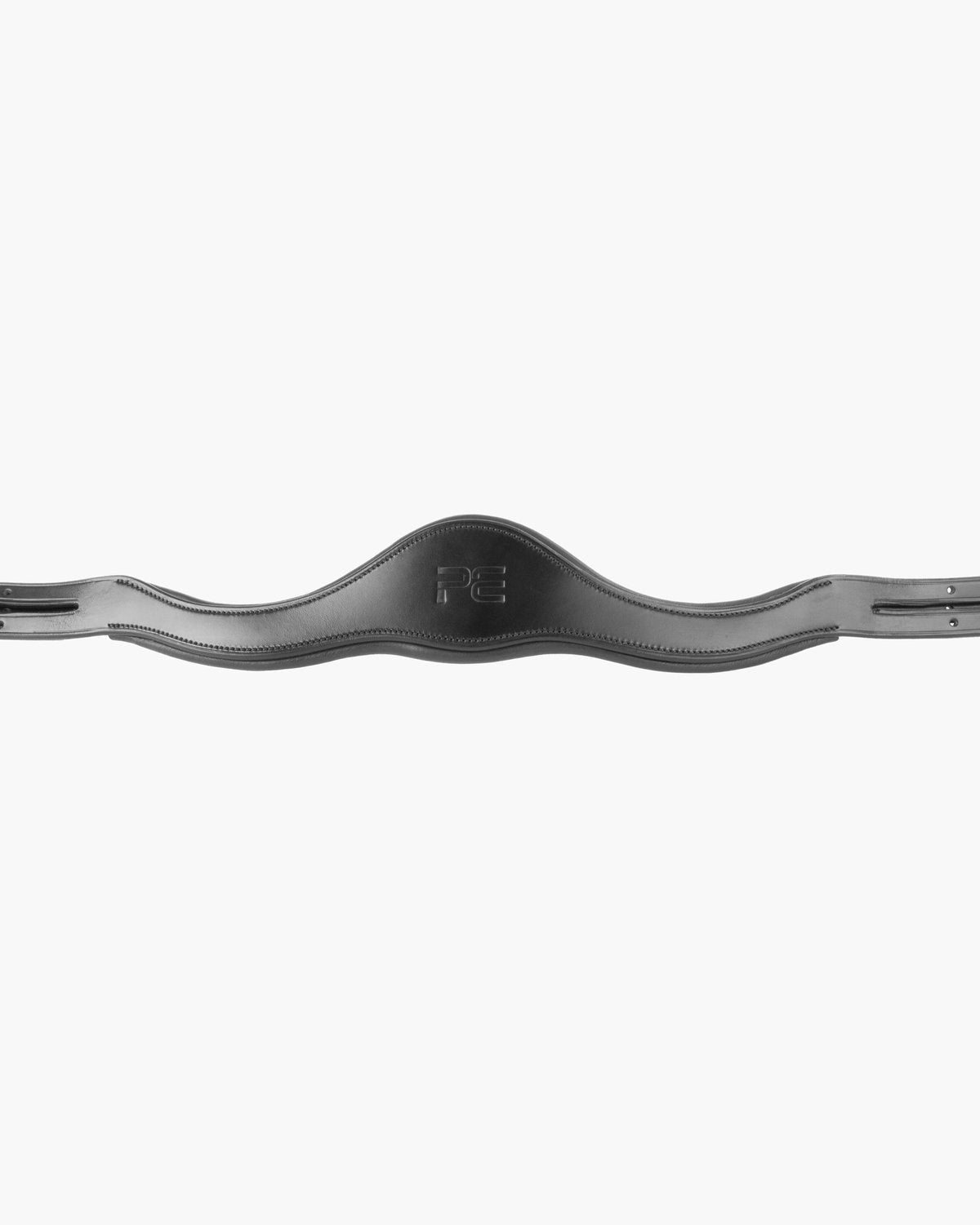 Premier Equine Anatomical Headpiece Black Leather - Horse Tack Headstall for Comfort & Performance