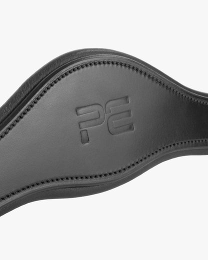 Premier Equine Anatomical Shaped Headpiece Black Leather - Premium Horse Bridle Comfort