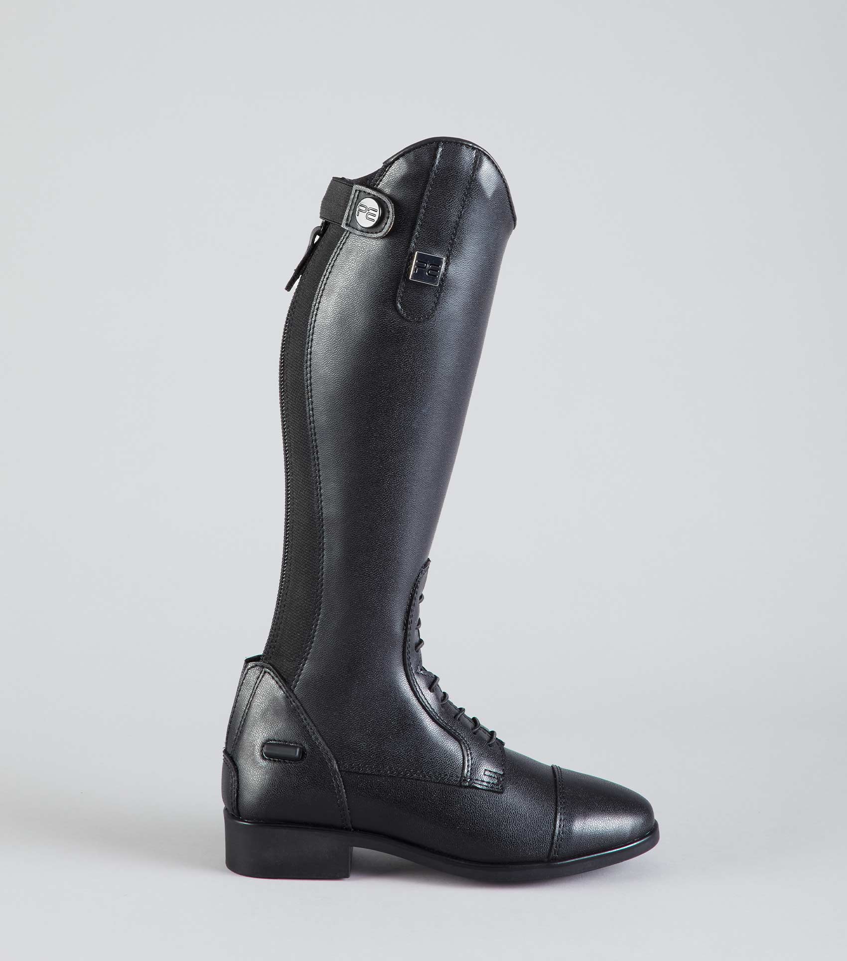 Premier Equine Anima Junior Black Synthetic Field Riding Boot | Comfortable Equestrian Footwear for Young Riders