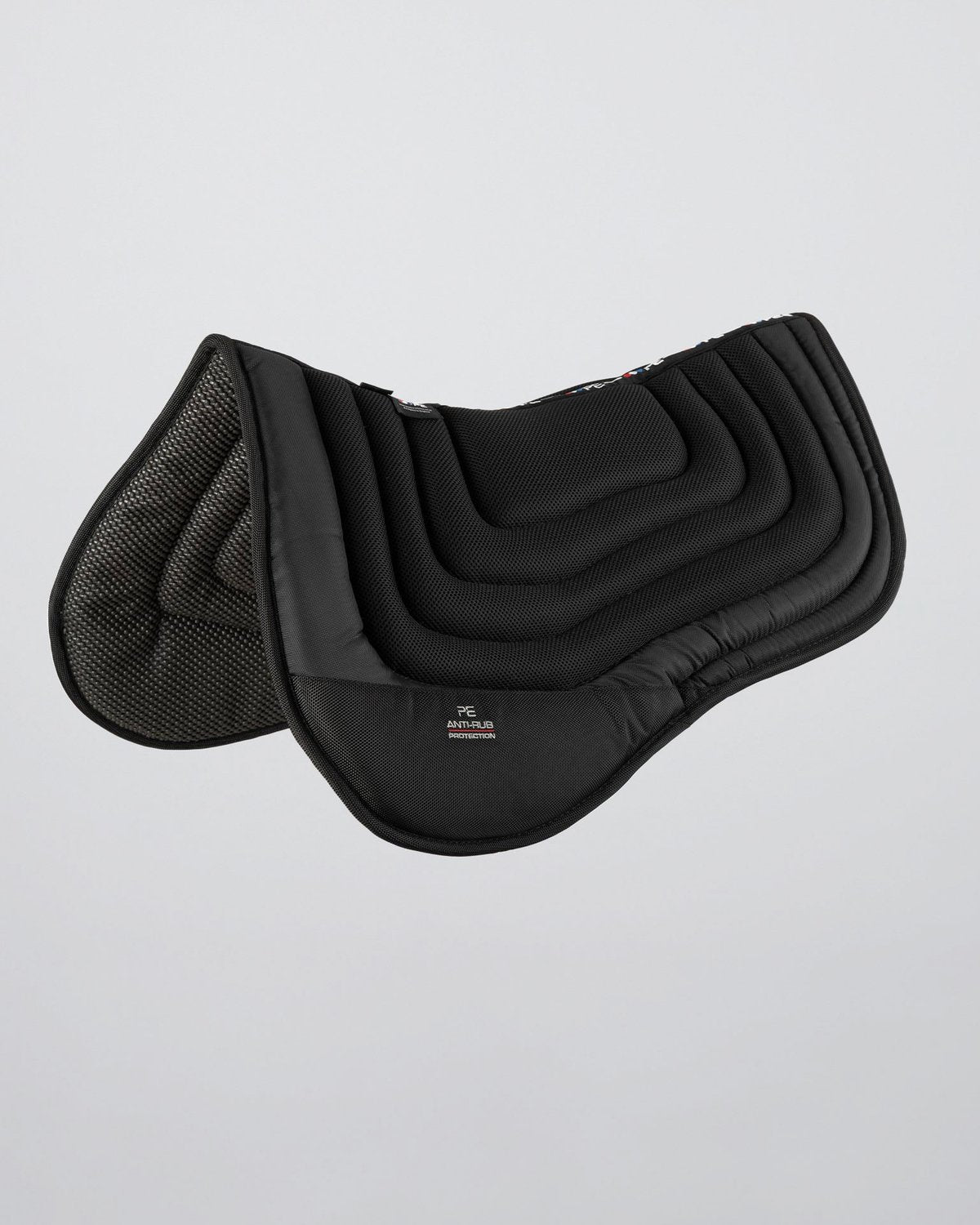 Premier Equine Anti-Slip Airflow Shockproof Racing/ Training Saddle Pad Black